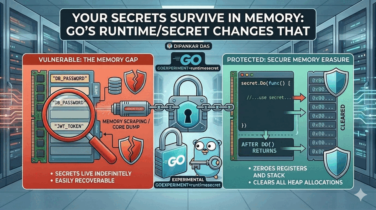 Your Secrets Survive in Memory: Go's runtime/secret Changes That