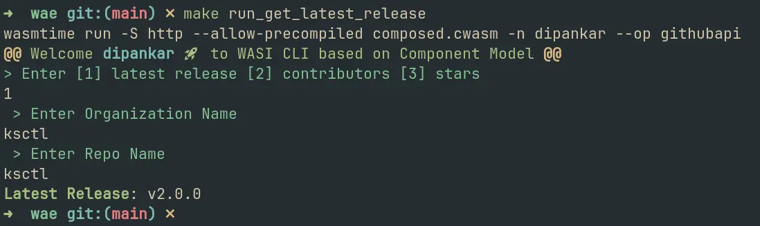 GitHub API repo details